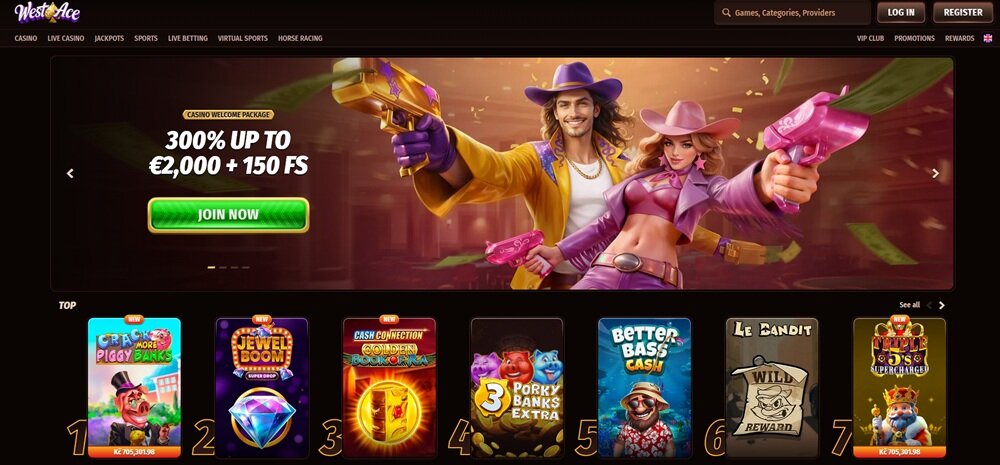 westace online casino zonder cruks homepage